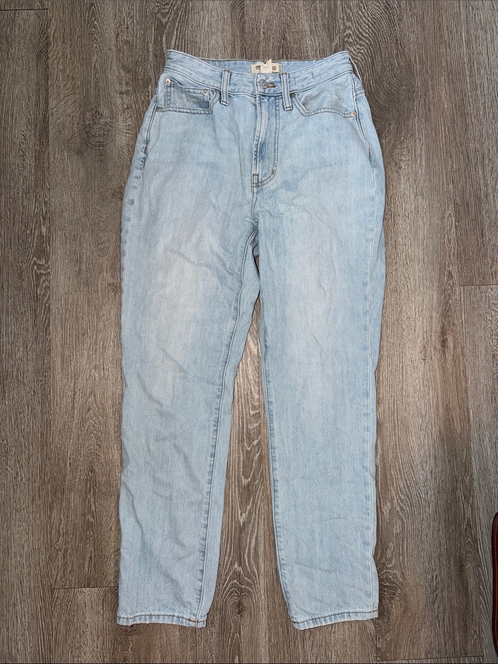 Madewell the perfect Jean Straight Leg Women’s Jeans in Light Blue denim size 25
